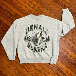 Abercrombie Denali Alaska XL Oversized Crewneck Sweater